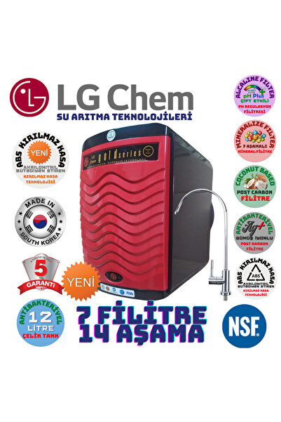 LG Chem GOLD PLUS SPECIAL KIR-SYH 12 lt.7 FİLİTRE 14 AŞAMA GÜMÜŞ İYONLU MİNER...