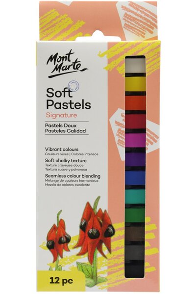 Mont Marte Yumuşak Pastel 12'li Signature
