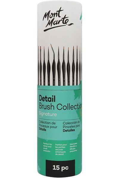 Mont Marte Συλλογή 15 τεμαχίων Signature MM Detail Brush