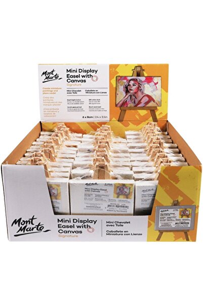 Mont Marte Teşhir Kanvaslı Şövale 6x8cm Signature