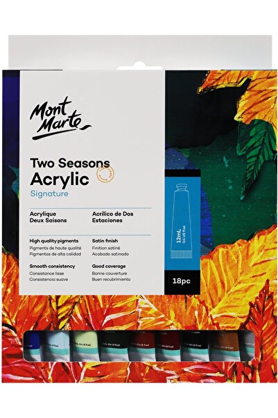 Mont Marte MM İki Mevsim Akrilik 18 x 12ml