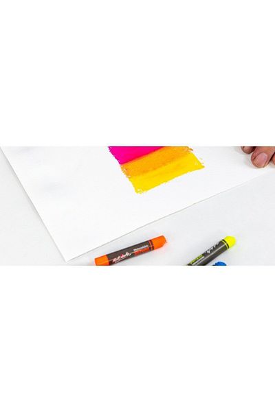 Mont Marte Set of 12 Fluoro Oil Pastels Signature