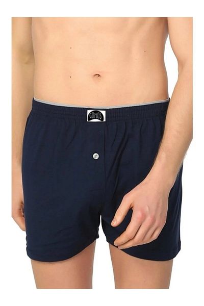 Gümüş İç Giyim Navy Blue Silver 4020 XL Size - Set of 6 Comfortable Men's Boxer Towels