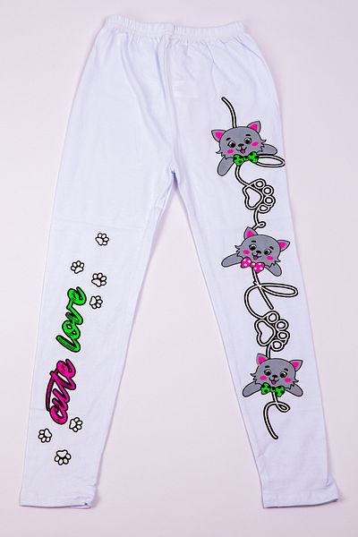 HÇM White Tights Character Printed Girl's B40