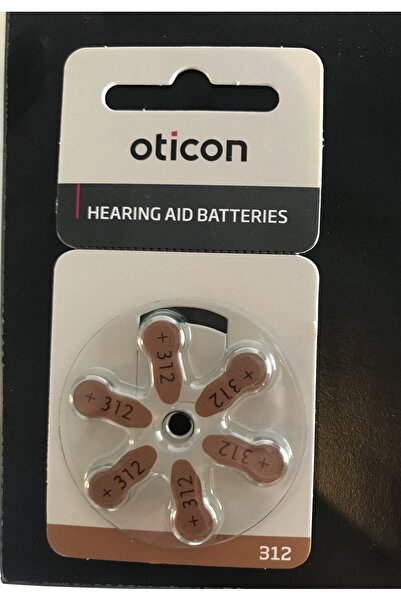 Oticon İşitme Cihazı Pili 312 Numara