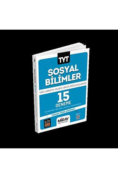 Miray Yayınları Miray TYT Sosyal Bilimler 15 Deneme