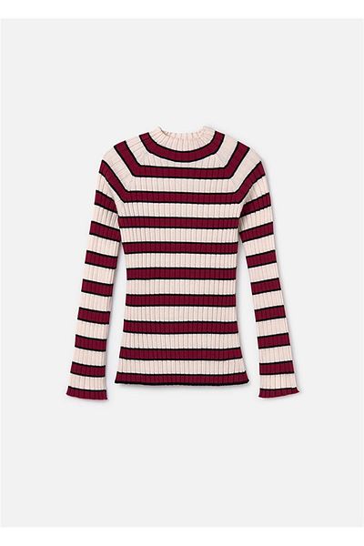 MAYORAL Turtleneck Striped Girl's Sweater - 7001
