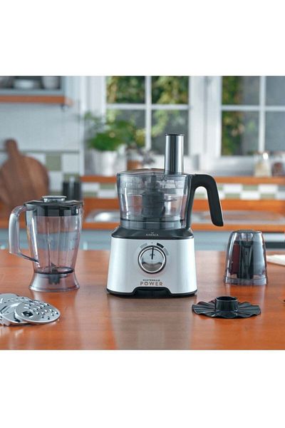 Karaca Mastermaid Power Multifunctional 10 In 1 Pearl White Food Processor, Blender Set 2000w