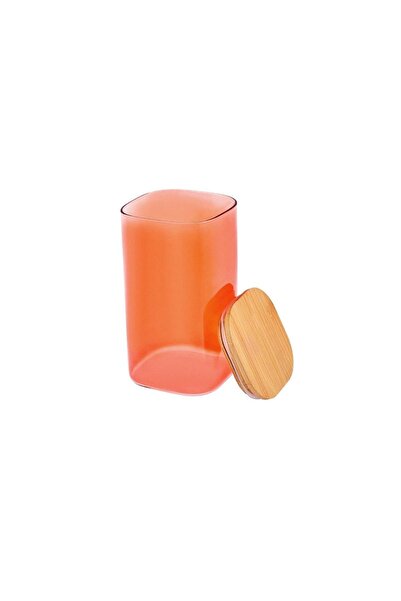 Karaca Zoro Orange Glass Jar/Storage Container