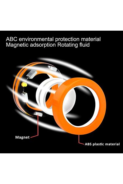 Reflect Your Style 12 Pieces Imported Model Fidget Cube - Ring and Magnetic Hand Moving Magnet Game Ring