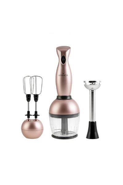 Karaca Pro-midi 3 Blender Set Rosegold