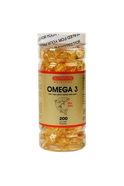Nutrivita Nutrition Omega 3 Fish Oil - 1000 Mg 200 Capsules