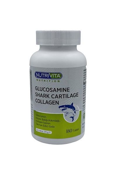 Nutrivita Nutrition 180 Tablets Glucosamine - Shark Cartilage Collagen