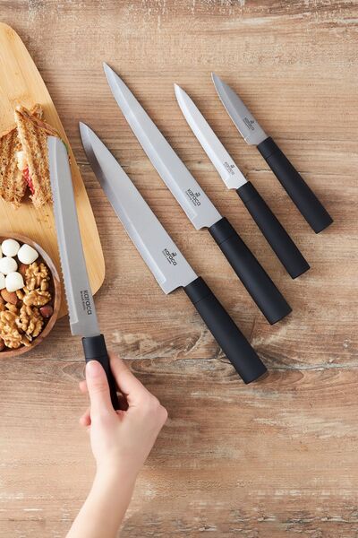 Karaca Grammy Inox 6 Parça Standlı Bıçak Seti