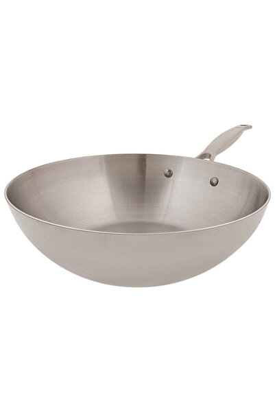 Karaca 3ply Powersteel 316 Çelik Indüksiyon Tabanlı Wok Tava 28 Cm 2,8 Lt
