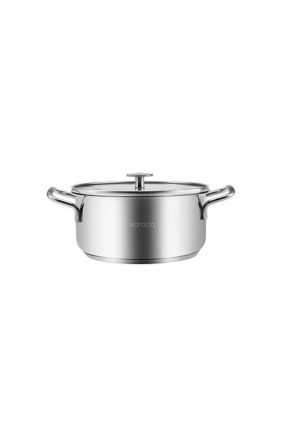 Karaca Alaz 6 Piece Steel Midi Cookware Set