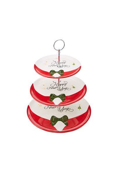 Karaca New Year New Year Layer Cookie Holder