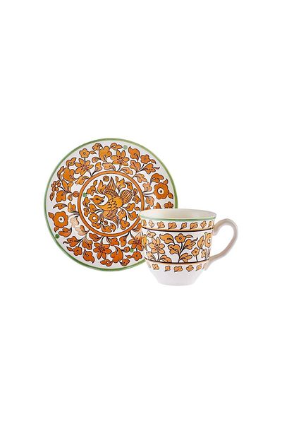 Karaca Paye Seljuk Series 2 Personality Porcelain Coffee Cup Set 90 ml
