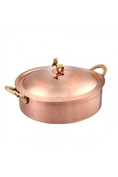 Karaca Alacahöyük Kupfer-Pilau-Topf 18 cm