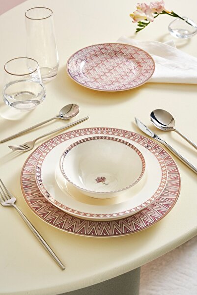 Karaca Decor 24 Parça 6 Kişilik Porselen Yemek Takımı