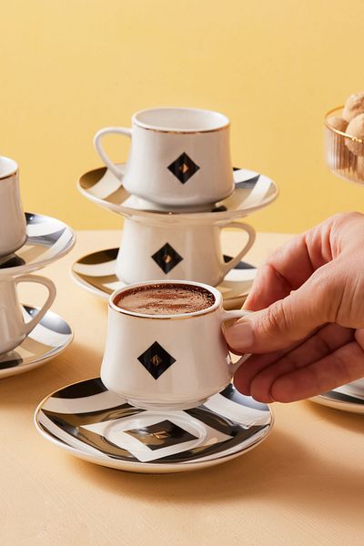 Karaca Roll 6 Person Coffee Cup 100 ml