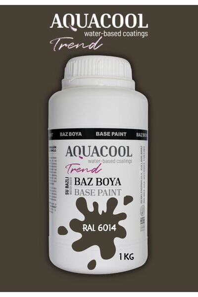Aquacool Trend Akrilik Hobi Boya 1 Kg Su Bazlı Hibrit Dönüşüm Boyası Ral 6014...
