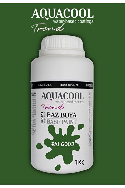 Aquacool Trend Akrilik Hobi Boya 1 Kg Su Bazlı Hibrit Dönüşüm Boyası Ral 6002...