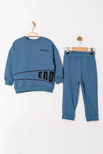 Gold Class Kidswear Long Sleeve Diagonal 2 Piece Tracksuit Set for Boy