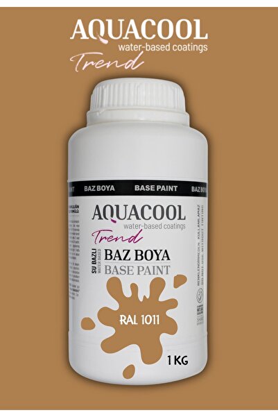Aquacool Trend Akrilik Hobi Boya 1 Kg Su Bazlı Hibrit Dönüşüm Boyası Ral 1011...