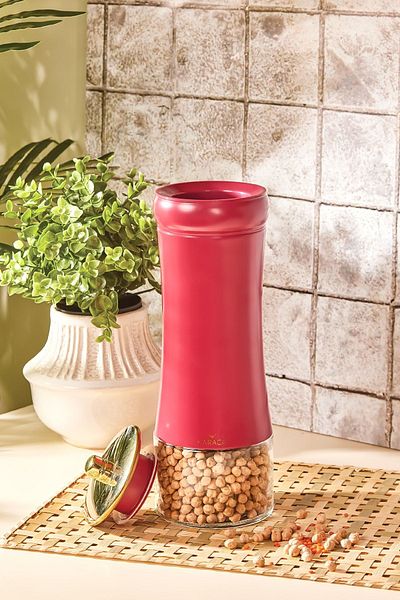Karaca Gold Berry Vacuum Glass Jar Storage Container Xl