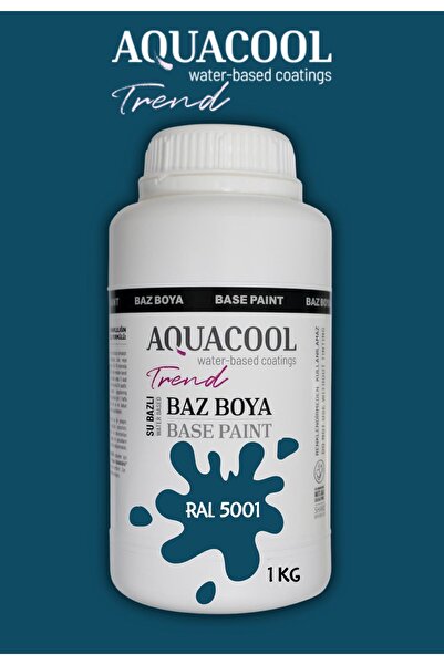 Aquacool Trend Akrilik Hobi Boya 1 Kg Su Bazlı Hibrit Dönüşüm Boyası Ral 5001...