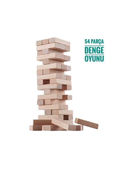 kaan oyuncak Balance 54 Pieces Jenga Toy
