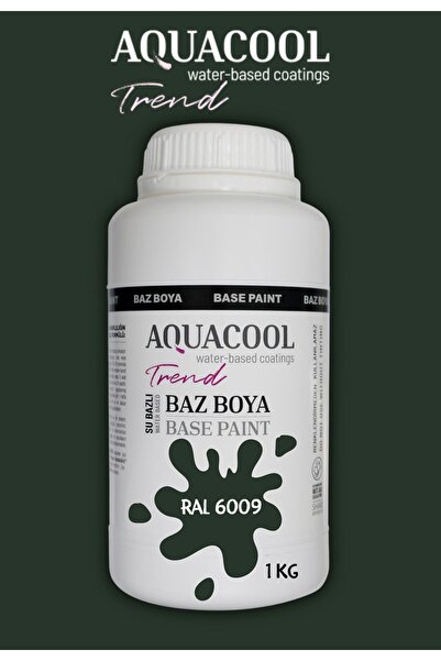 Aquacool Trend Akrilik Hobi Boya 1 Kg Su Bazlı Hibrit Dönüşüm Boyası Ral 6009...