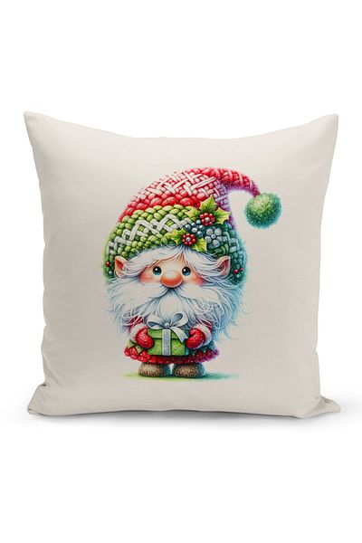 Bertille Home New Year Series Double Sided Digital Printed Throw Pillow Case (Christmas Christmas Cushion Cover)