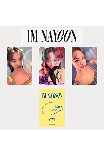 Kpop Dünyasi Twıce Nayeon "ım Nayeon '' Photocards Set - Pop Ver.