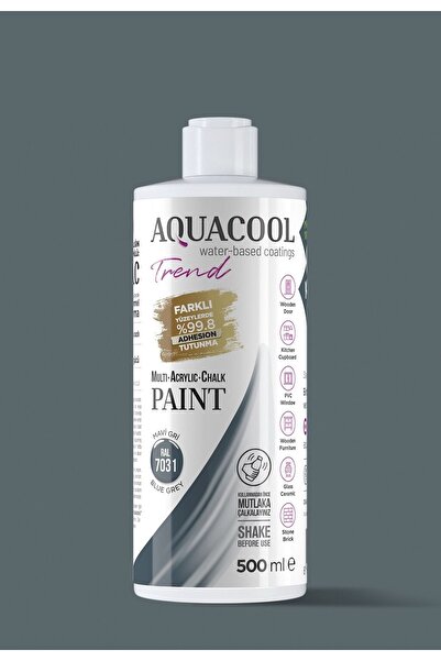 Aquacool Trend Akrilik Hobi Boya 500 ml Su Bazlı Hibrit Dönüşüm Boyası Ral 70...