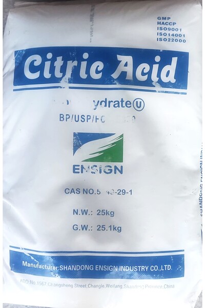oktet Sitrik Asit Mono (Limon Tuzu) 3 KG.
