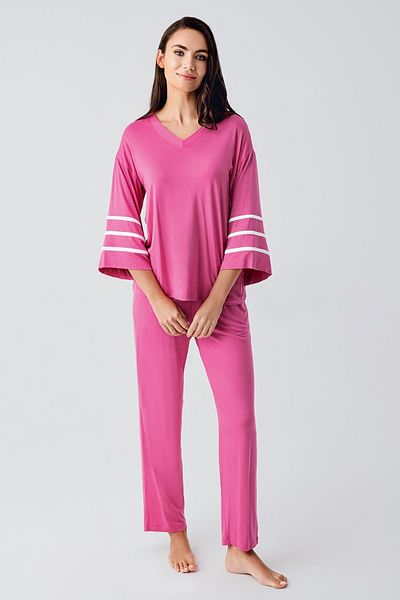 Artış Flexible Viscose Women's Pajama Set - Short Sleeve