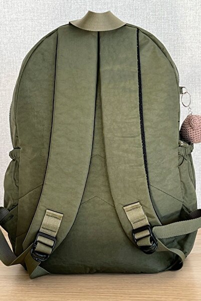 MORCA Dark Green Backpack School Bag 14 Inch Laptop Travel Bag Duomino 18 Lt 40x30x15cm