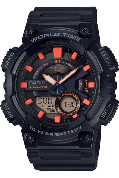 Casio ساعة يد رجالية AEQ-110W-1A2VDF