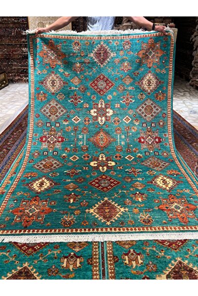 RD RAMAZAN DAĞ EL HALI SANATI El Dokuma Afgan Şirvan Halısıdır Ebat 212x150.
