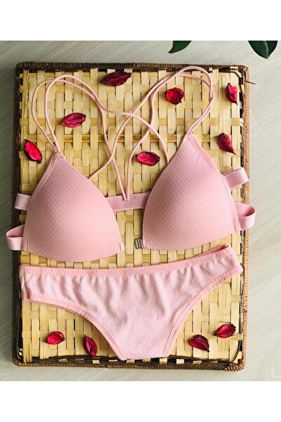 My secret Önden Açmalı Arkası Çapraz İp Sütyen Takımı.