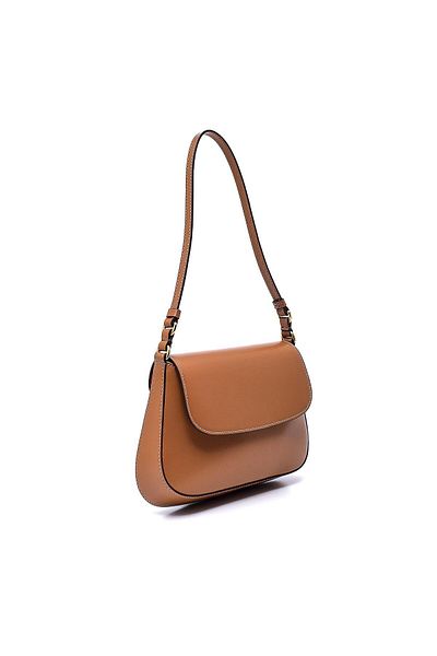 Sofia Baldi Nude Color Glitter Leather Women's Bag
