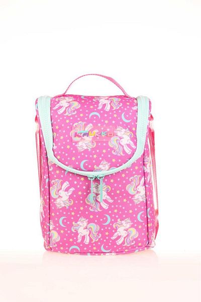 KAUKKO Unicorn Patterned Glittery Embroidered Children's Lunchbox - L7140