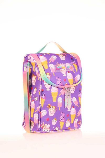 KAUKKO Glitter Embroidered Ice Cream Lunch Box - L7141