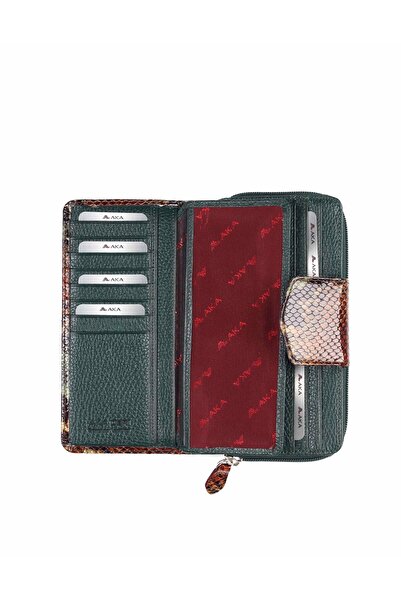 Aka Deri Leather Women's Wallet 428 105