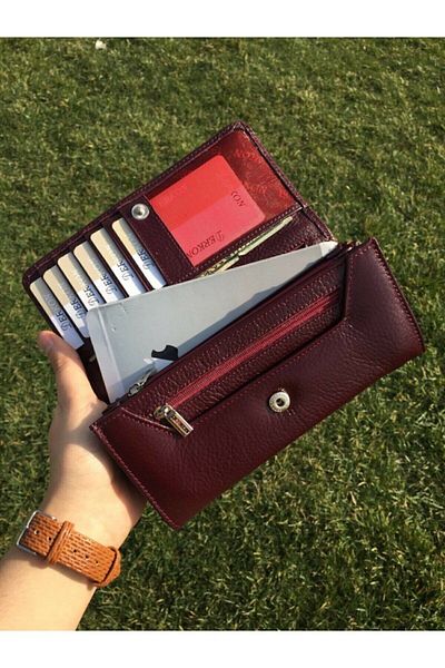 DERKON Useful Genuine Leather Women's Wallet