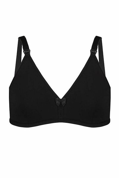 Momslab Black Nursing Women's Bra 3581
