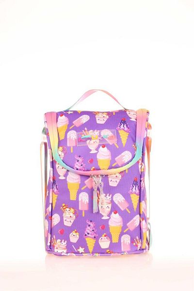 KAUKKO Glitter Embroidered Ice Cream Lunch Box - L7141