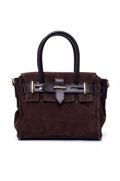 Sofia Baldi Merf Brown Suede Women's Bag